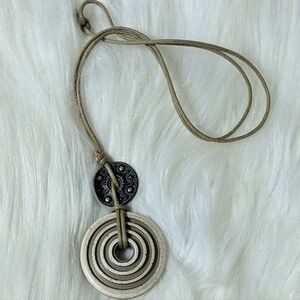 Spiral necklace tribal boho stylish